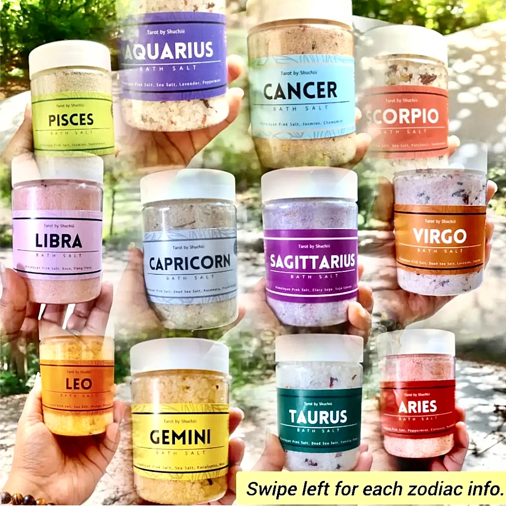 Zodiac Sign Bath Salt (300g)