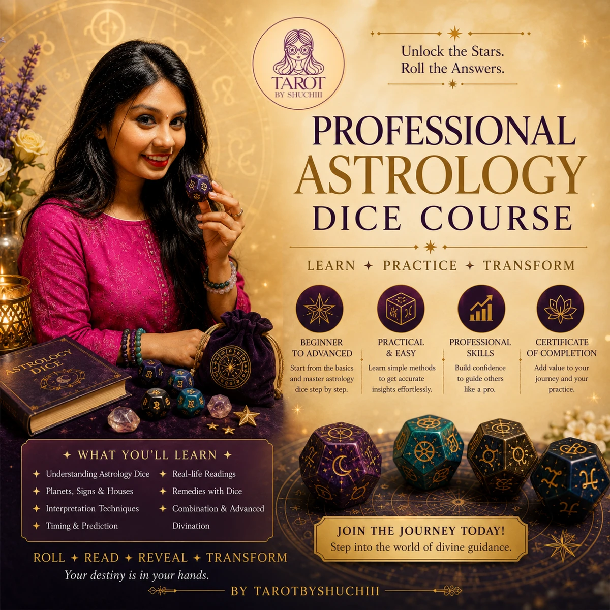 Professional Course in Astrology Dice
