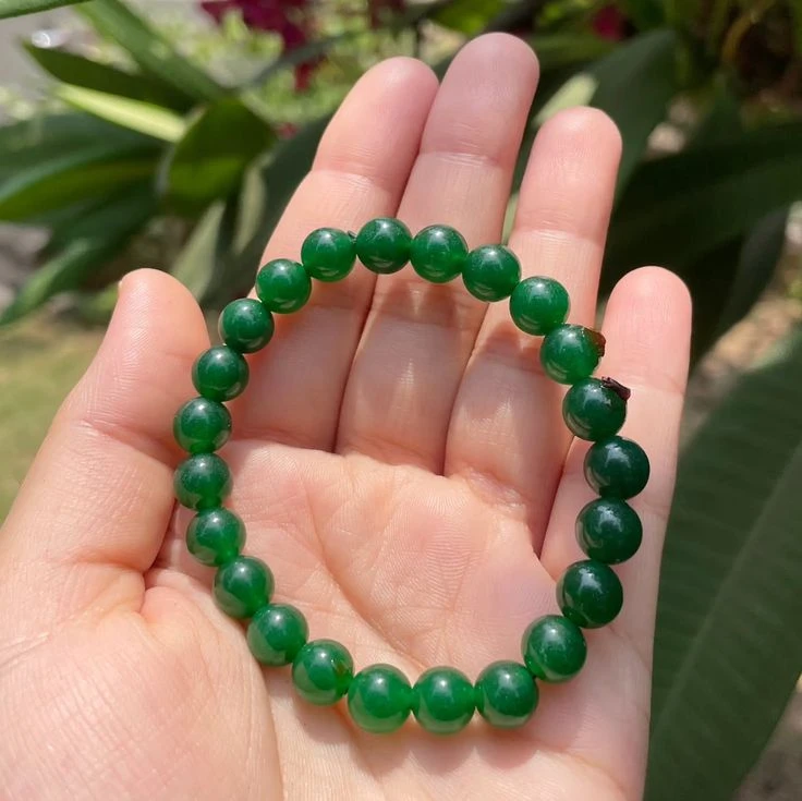 Indian Green Jade Bracelet (Energized) 2