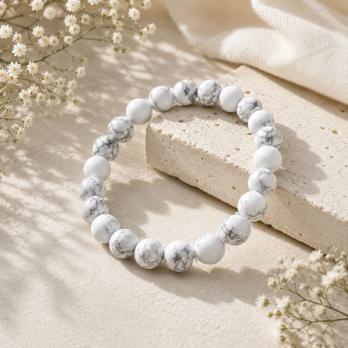 Howlite Bracelet (Energized)