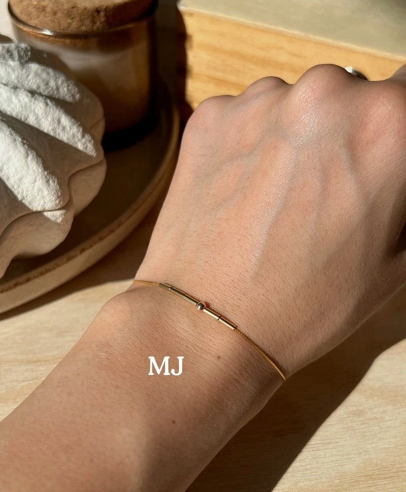 Morse code bracelet